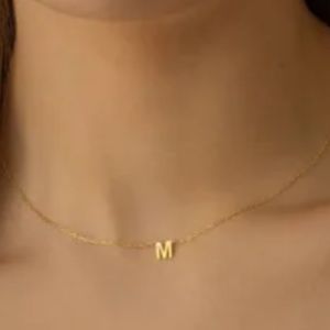 Letter M necklace
